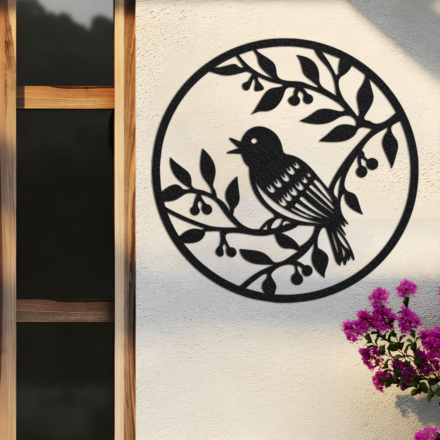 Bird Garden Metal Art / Outdoor Metal Art / Garden Bird Metal Art / Garden Sign / Outdoor Home Decor / Custom Birds Garden Sign